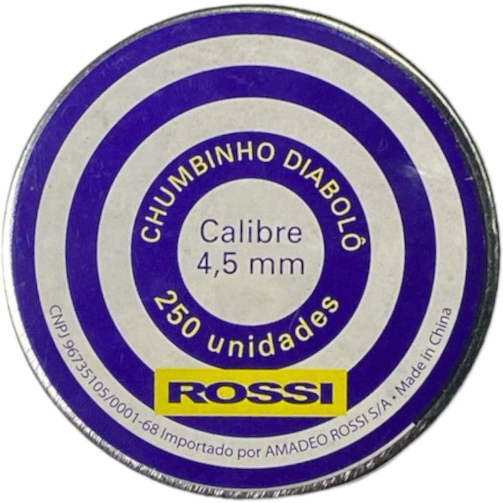 Chumbinho Rossi Match 4,5mm - 250un
