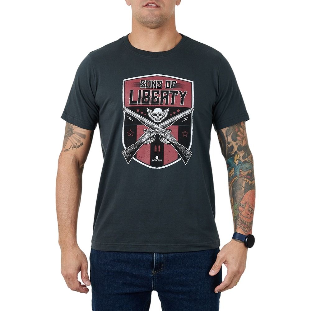 Camiseta Invictus Concept Sons of Liberty - Azul - Tam P