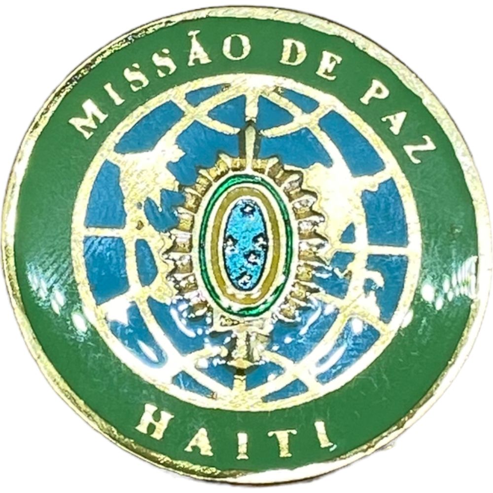 Breve de Metal Missão de Paz Haiti
