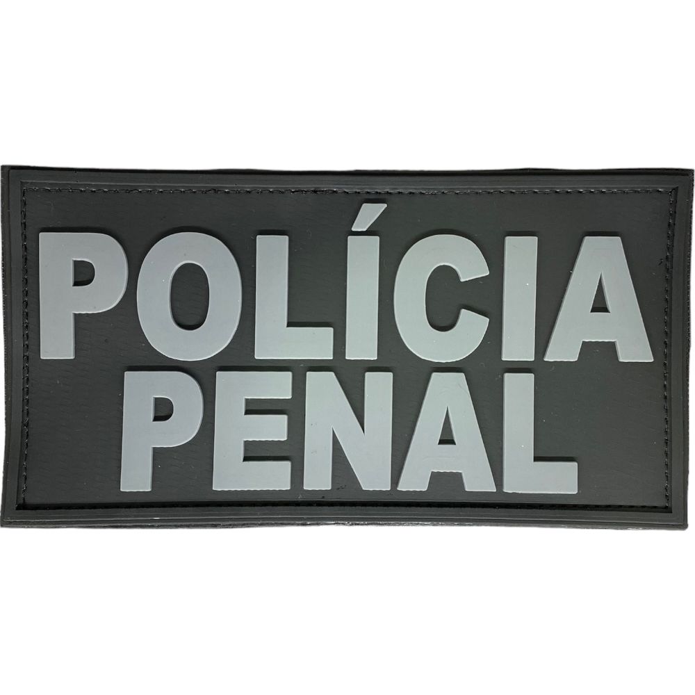Emborrachada Costas Policia Penal - 18,5cm x 9,5cm