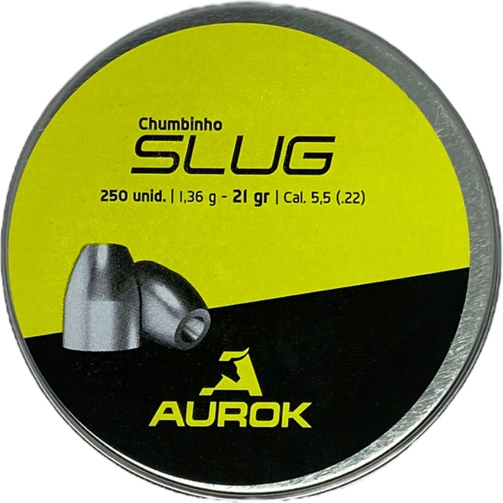 Chumbinho Aurok Slug 21gr 5,5mm - 250un