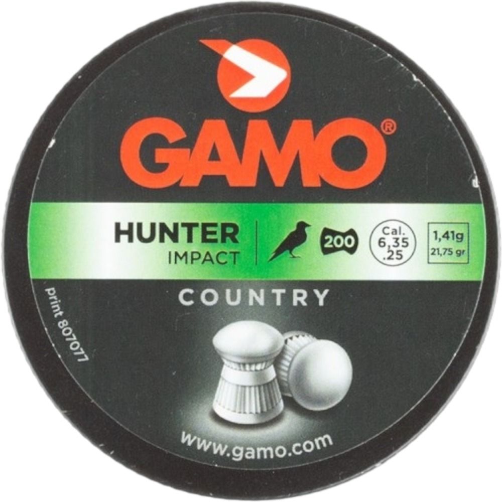 Chumbinho Gamo Hunter 6,35mm - 200un