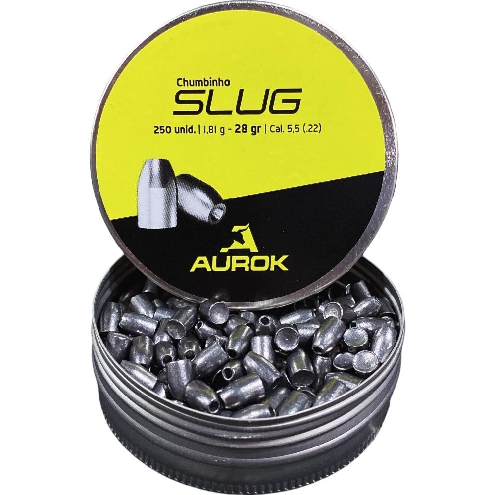 Chumbinho Aurok Slug 28gr 5,5mm - 250un