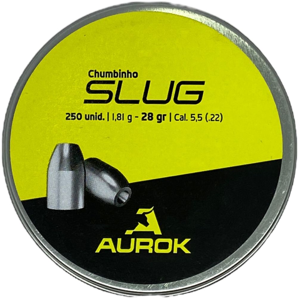 Chumbinho Aurok Slug 28gr 5,5mm - 250un