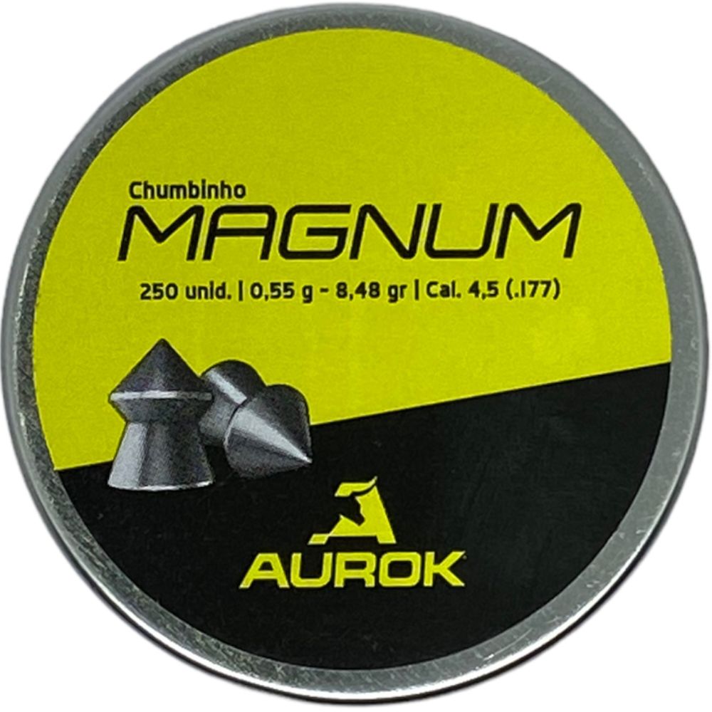 Chumbinho Aurok Magnum 4,5mm - 250un