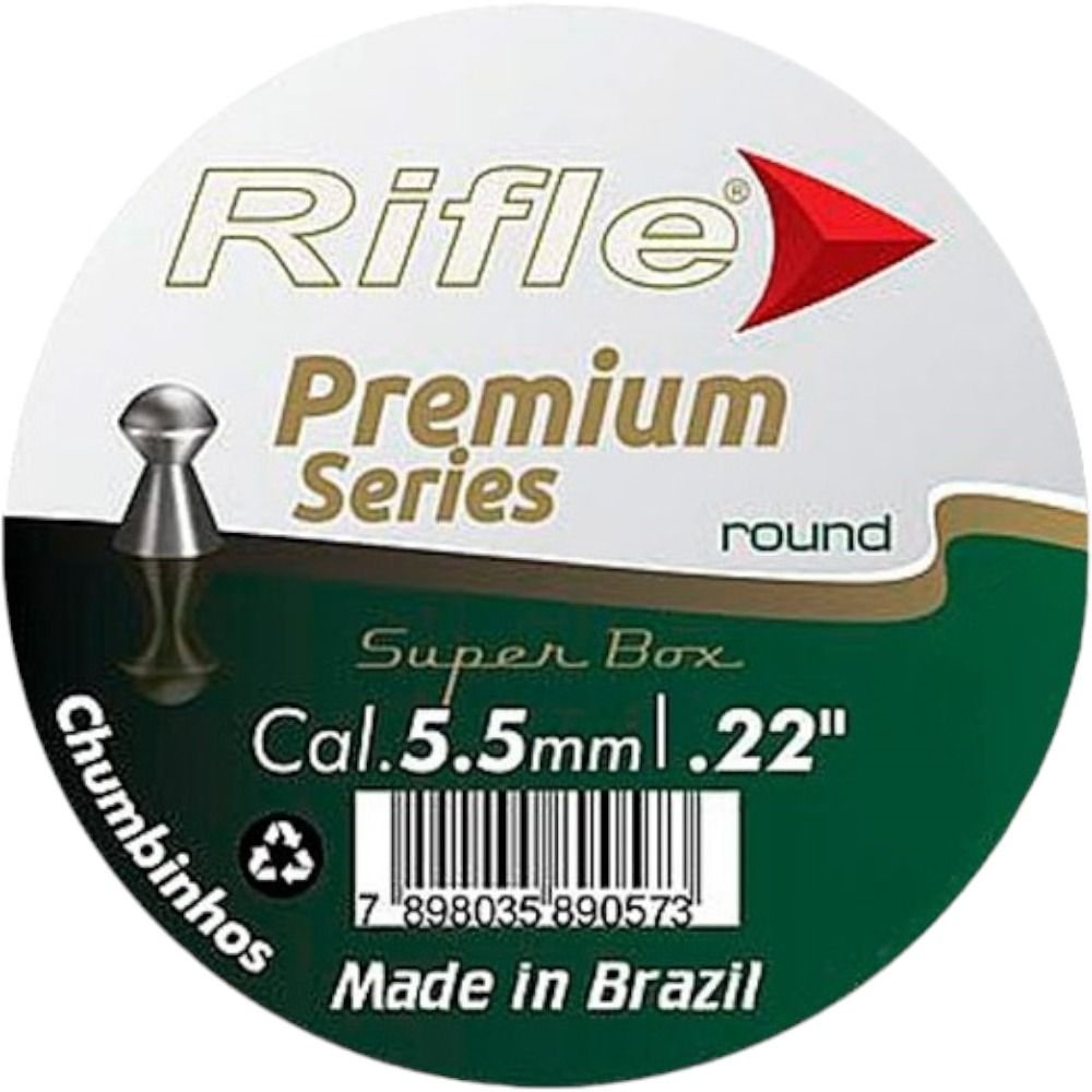 Chumbinho Rifle 5,5mm Round - 125un