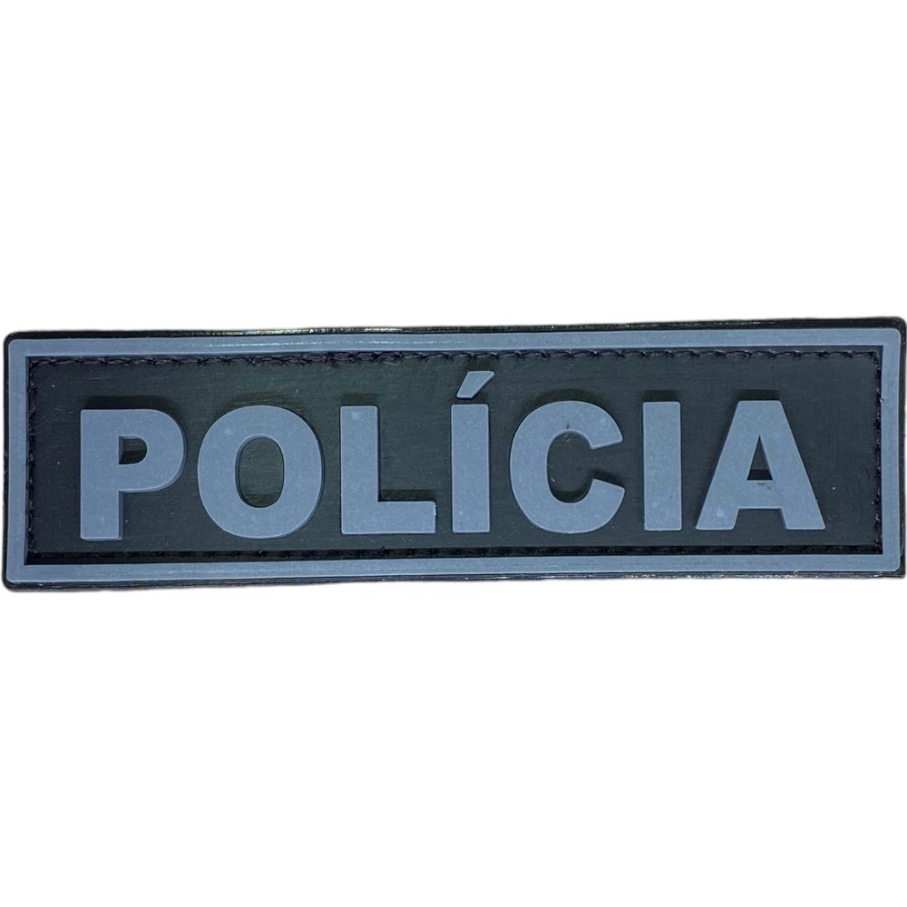 Emborrachado Peito Policia - 11cm x 2,3cm