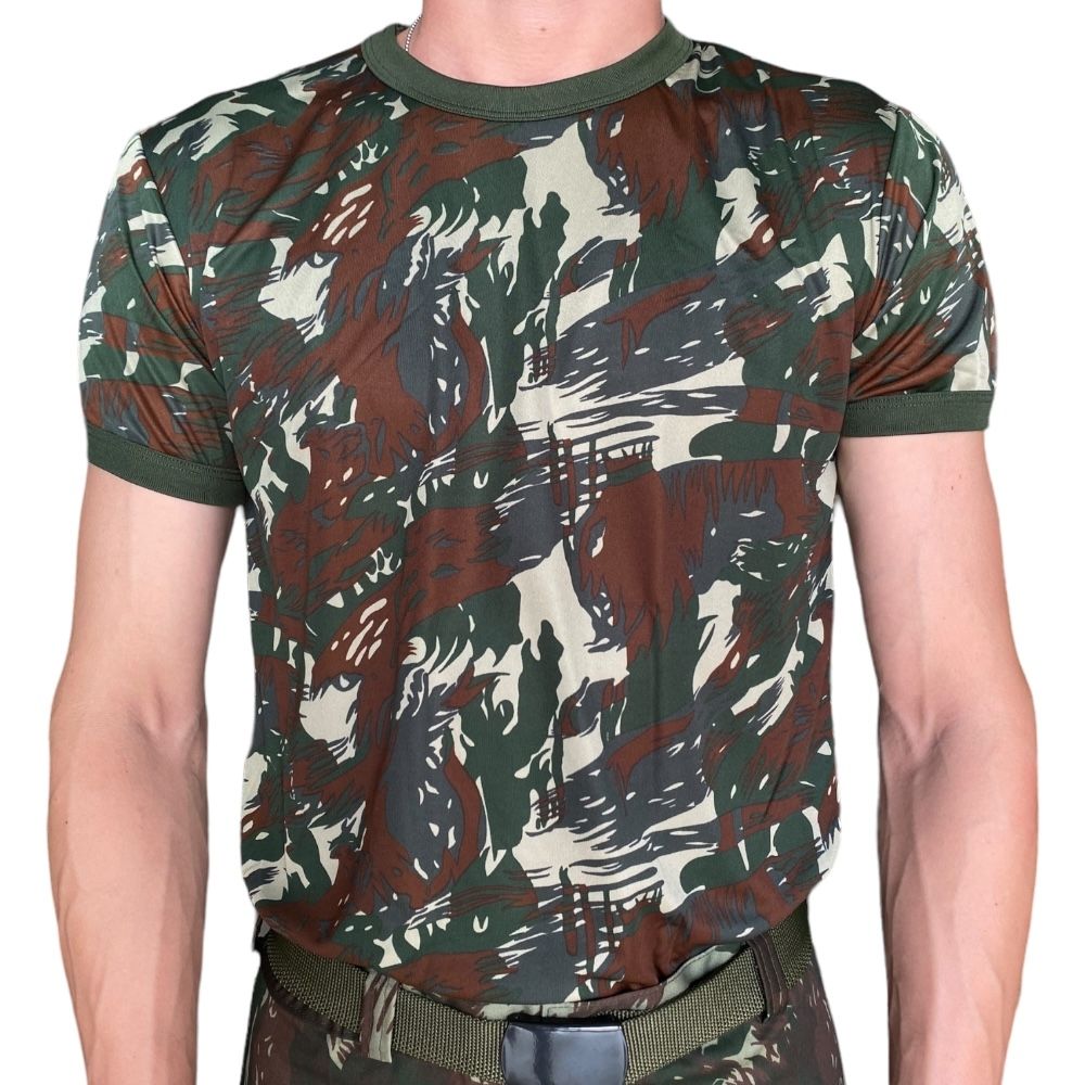 Camiseta Dry Camuflado Exército G