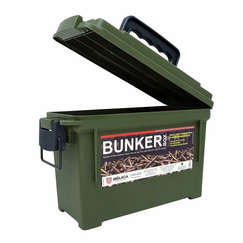 Caixa Bunker Box Bélica - Verde