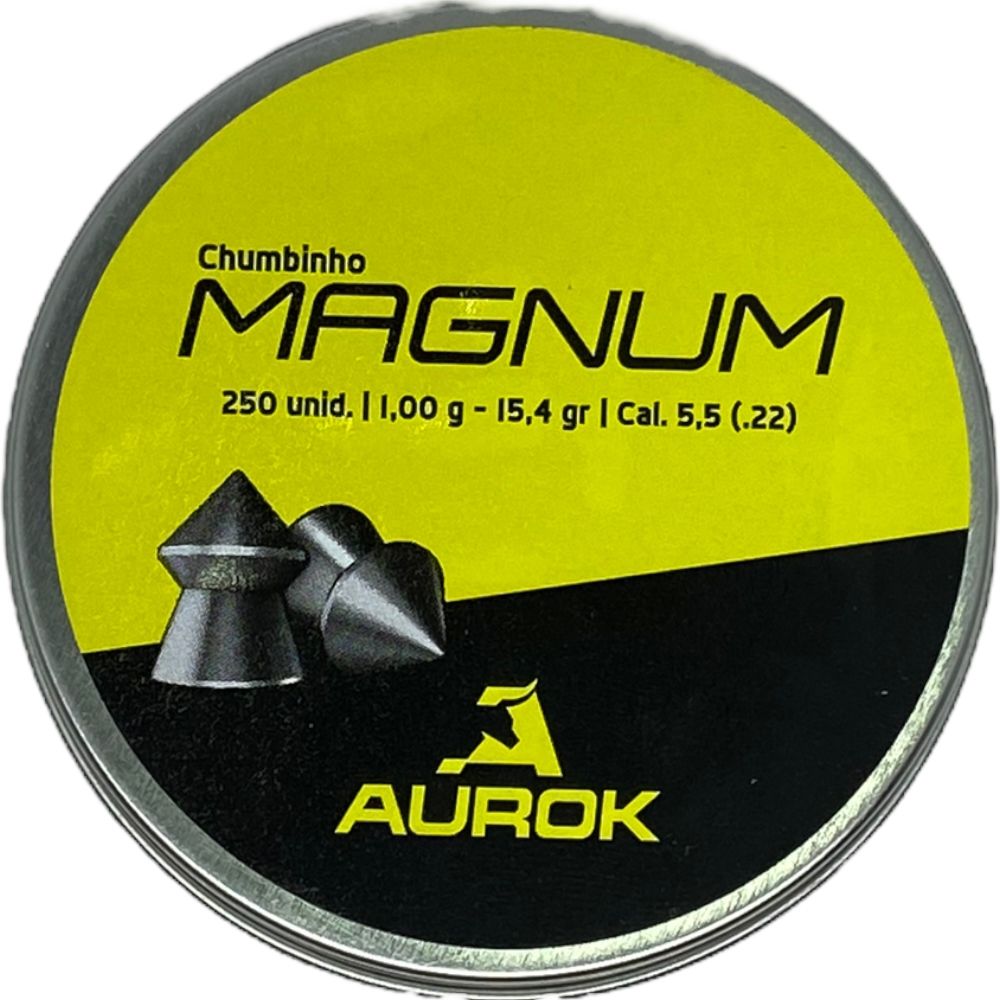 Chumbinho Aurok Magnum 5,5mm - 250un