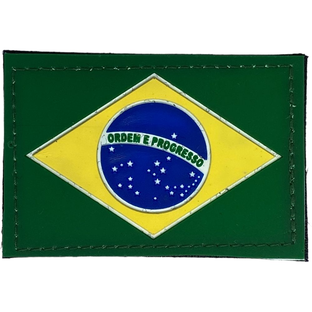 Bandeira do Brasil Emborrachada - Colorida
