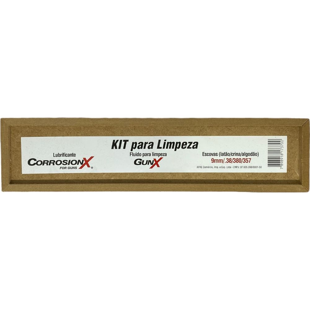 Kit Limpeza CX Premium .38/380/9mm