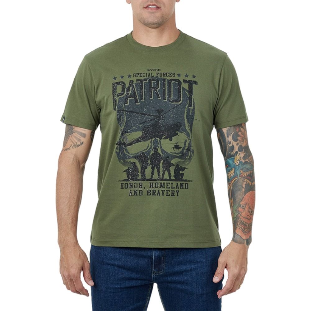 Camiseta Invictus Concept Special Forces Verde - GG