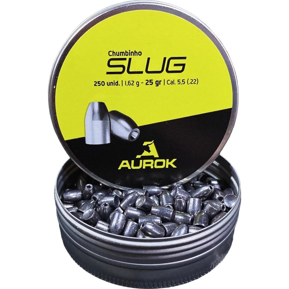 Chumbinho Aurok Slug 25gr 5,5mm - 250un
