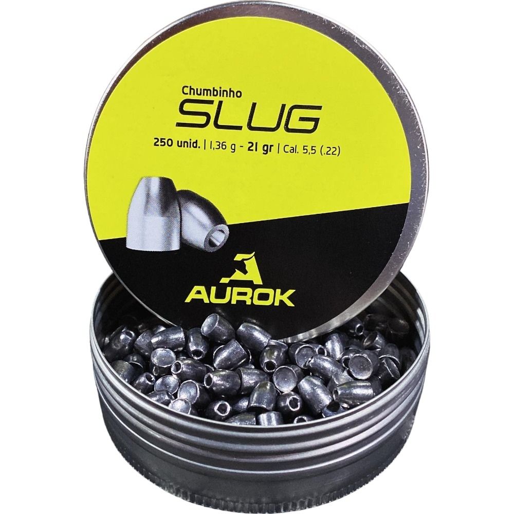 Chumbinho Aurok Slug 21gr 5,5mm - 250un
